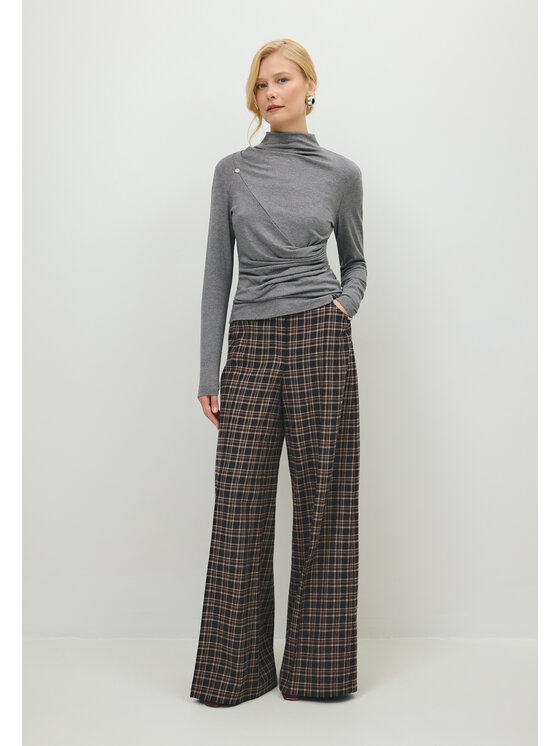 BIZUU BIZUU Golf LOMEA LONGLEEVE Szary Standard Fit