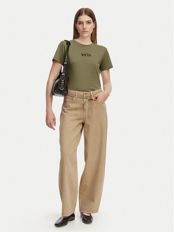 ONLY ONLY Тишърт Lucy 15346760 Кафяв Regular Fit