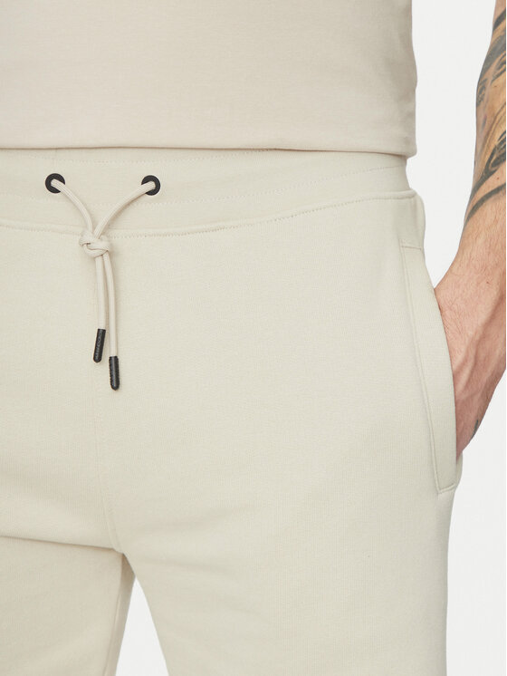 Guess Guess Sportovní kraťasy Z2YD04 KAIJ1 Écru Regular Fit
