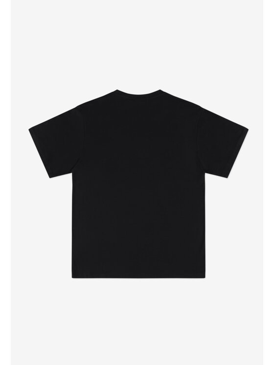 T-shirt ułożony płasko, widok na tył.