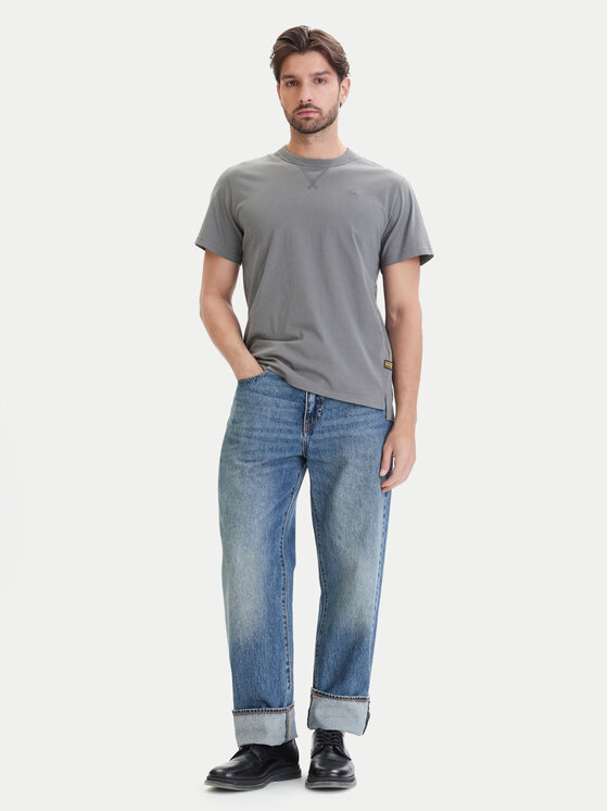 G-Star Raw G-Star Raw Tričko Nifous D24449-336 Sivá Regular Fit