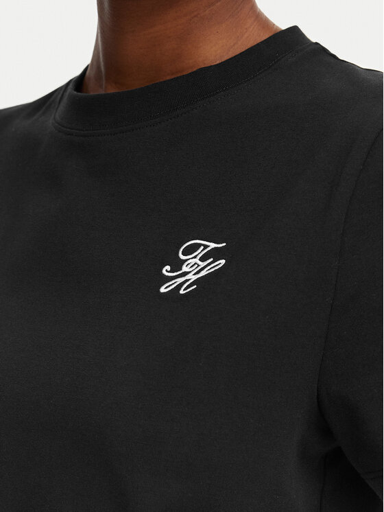 Tommy Hilfiger Tommy Hilfiger T-Shirt Th Script WW0WW49941 Μαύρο Regular Fit
