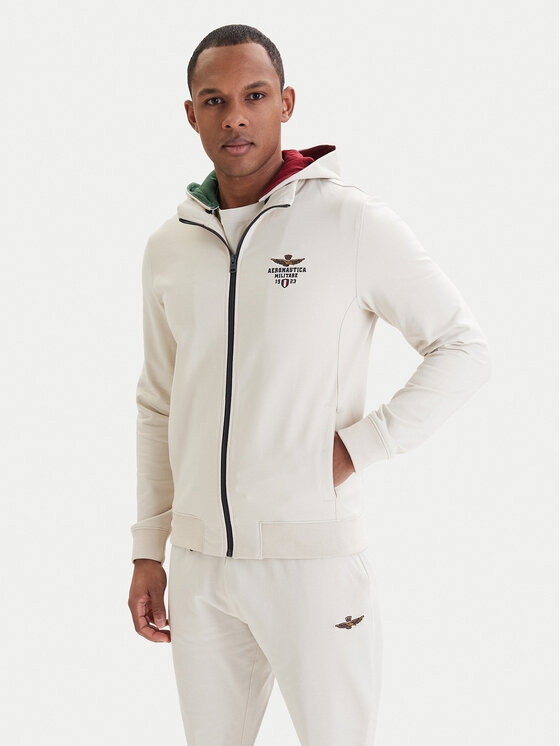 Aeronautica Militare Aeronautica Militare Sweatshirt 261FE2097UF00674 Beige Regular Fit