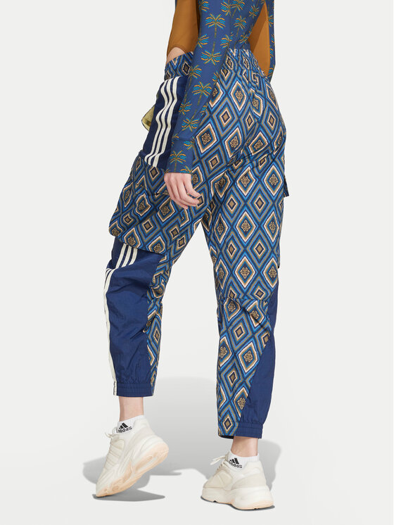 adidas adidas Спортивні штани FARM Rio Premium IV9760 Cиній Loose Fit