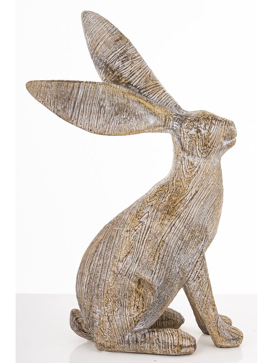 MIAhome MIAhome Figurka zając LONGORELA-2 Brązowy