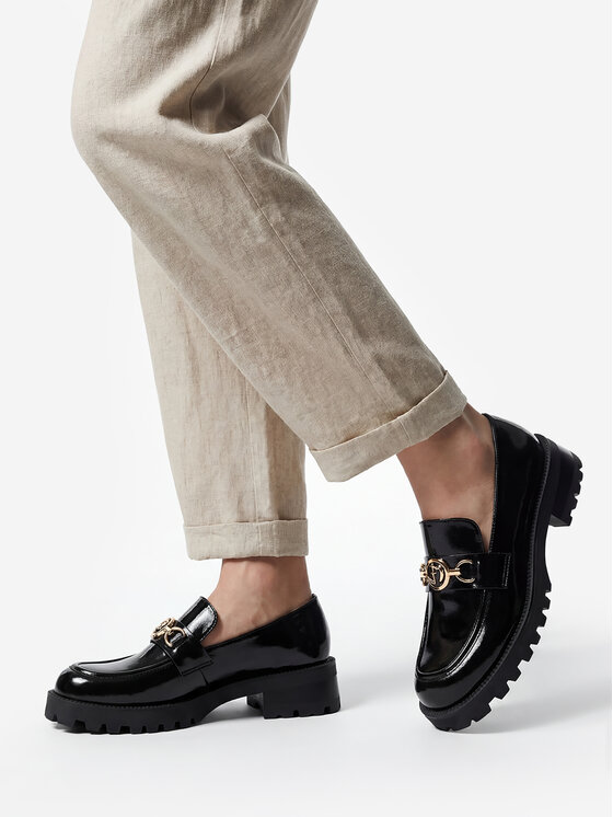 Eva Minge Eva Minge Loaferice EO-MOCCA-01 Crna