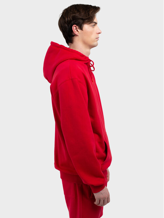 BIG STAR BIG STAR Bluza LITSONER_603_170 Czerwony Comfort Fit