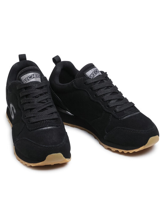 Skechers Skechers Sneakersy Suede Eaze 155286/BBK Czarny