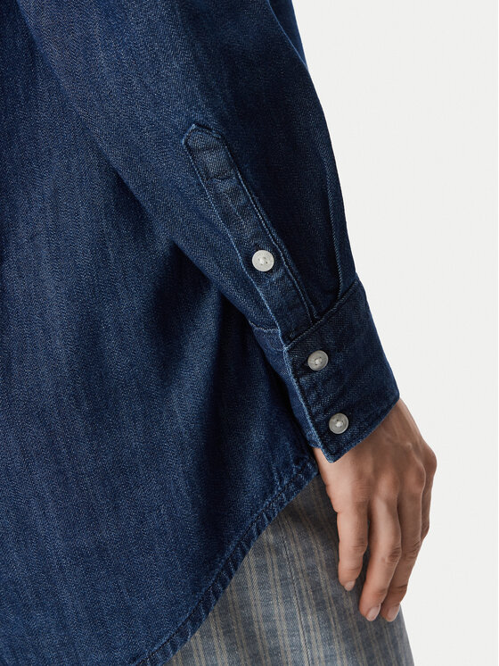 Guess Jeans Guess Jeans Koszula jeansowa W6YHC2 D1195 Niebieski Relaxed Fit