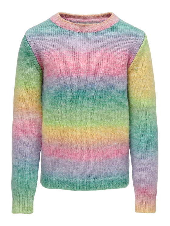 Kids ONLY Kids ONLY Sweter Rainbow 15273007 Kolorowy Regular Fit