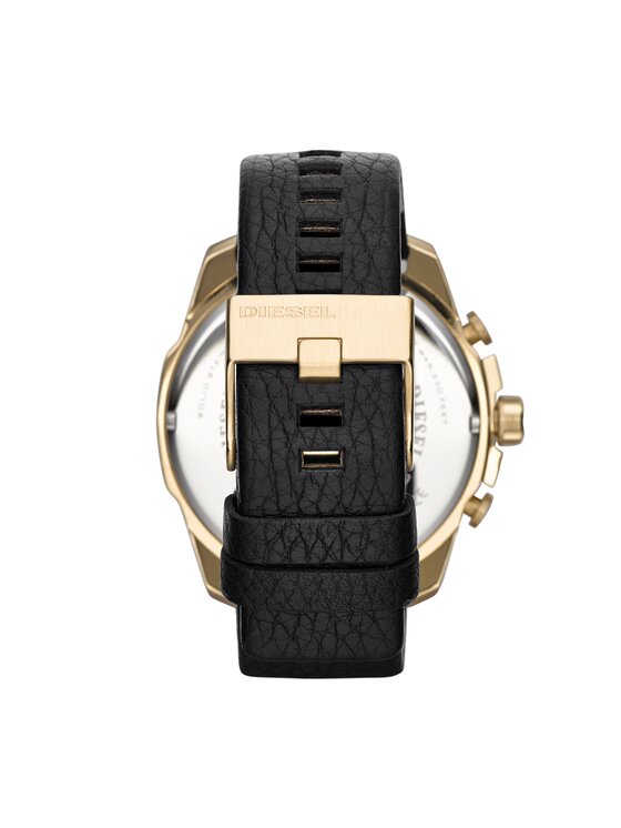 Diesel Diesel Pulkstenis Mega Chief DZ4344 Melns