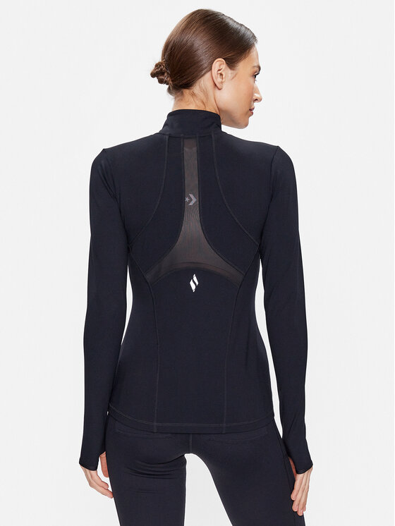 Skechers Skechers Bluza Skechers Go Flex Mesh Jacket Czarny Regular Fit
