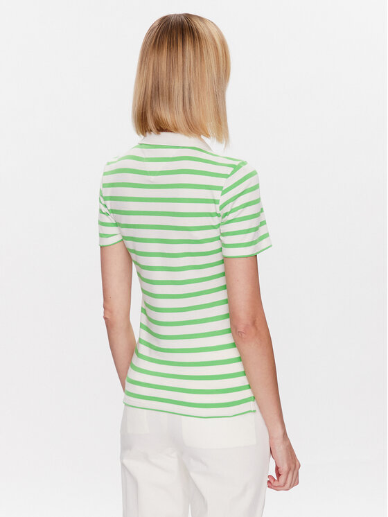 Tommy Hilfiger Tommy Hilfiger Polo särk 1985 WW0WW39530 Roheline Slim Fit