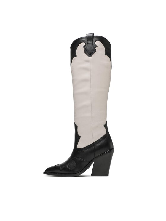 Bronx Bronx Kovbojské topánky High boots 14287-AG Čierna