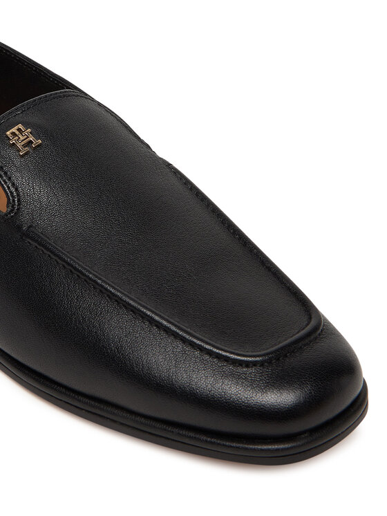 Tommy Hilfiger Tommy Hilfiger Lordsy Th Leather Loafer FW0FW09319 Černá