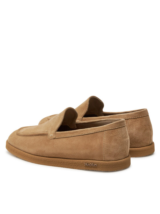 Max Mara Max Mara Mokasyny Softloafers 2424526311600 Beżowy