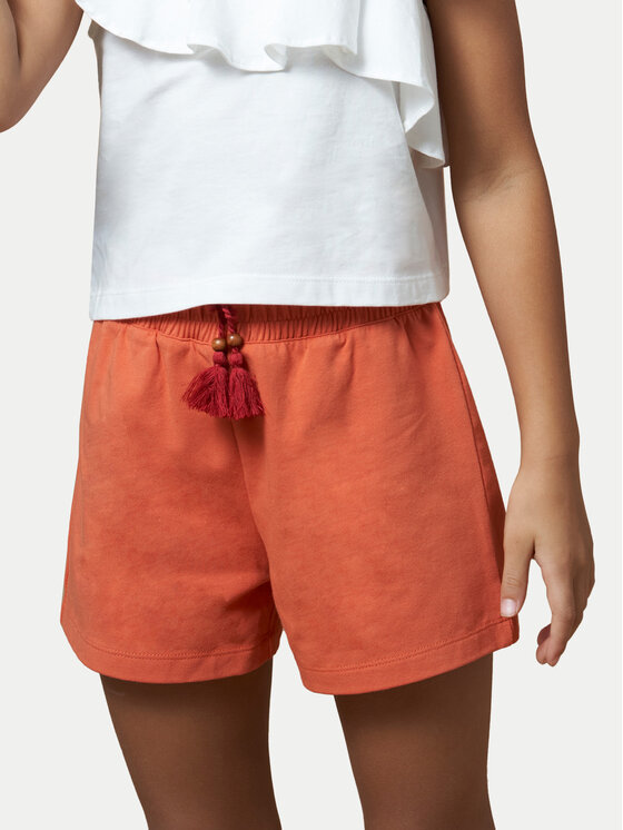 Mayoral Mayoral Set top i pantaloni scurti 6273 Portocaliu Regular Fit
