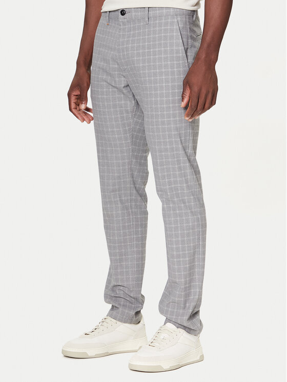 BOSS BOSS Pantaloni chino 50547722 Grigio Slim Fit