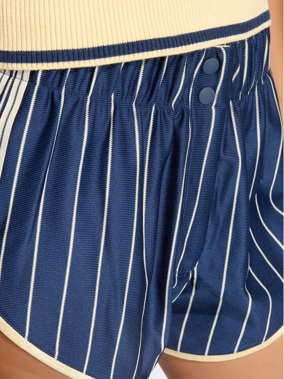 adidas adidas Αθλητικό σορτς PINSTRIPE FIREBIRD Ανοιχτό μπλε Loose Fit