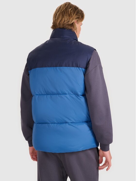 4F 4F Gilet 4FWAW25TVJAM229-030S Blu scuro Regular Fit