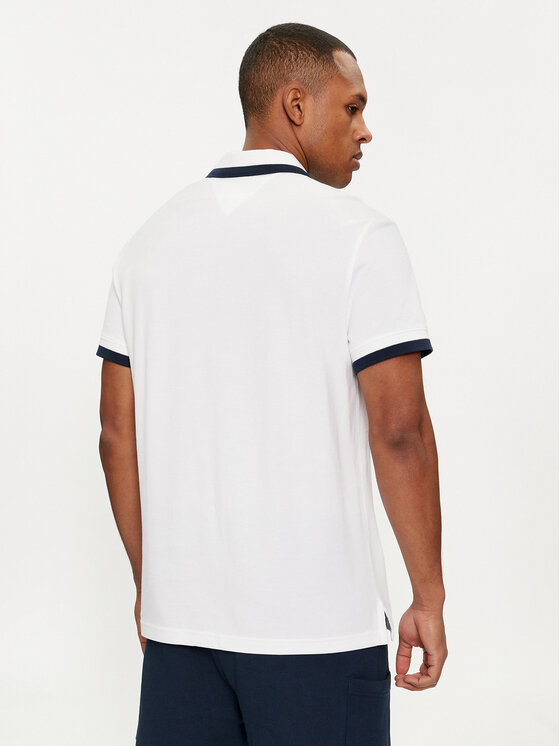 Tommy Jeans Tommy Jeans Polo DM0DM18313 Balts Regular Fit