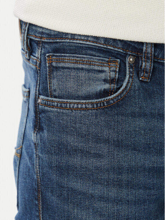 Guess Guess Jeans hlače M6YAS2 D1475 Modra Slim Tapered Fit