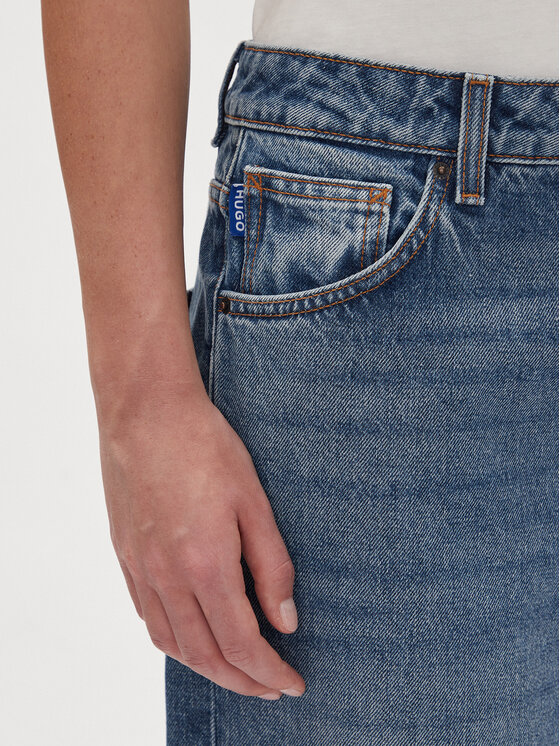 HUGO HUGO Jeansy 50533913 Modrá Regular Fit