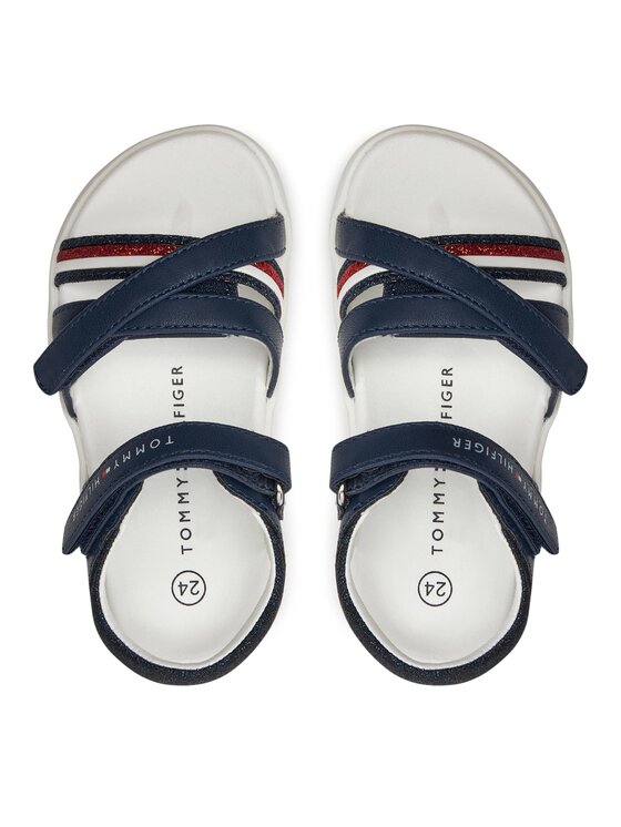 Tommy Hilfiger Tommy Hilfiger Sandale Strippes Velcro Sanadal T1A2-33234-0326 S Tamnoplava