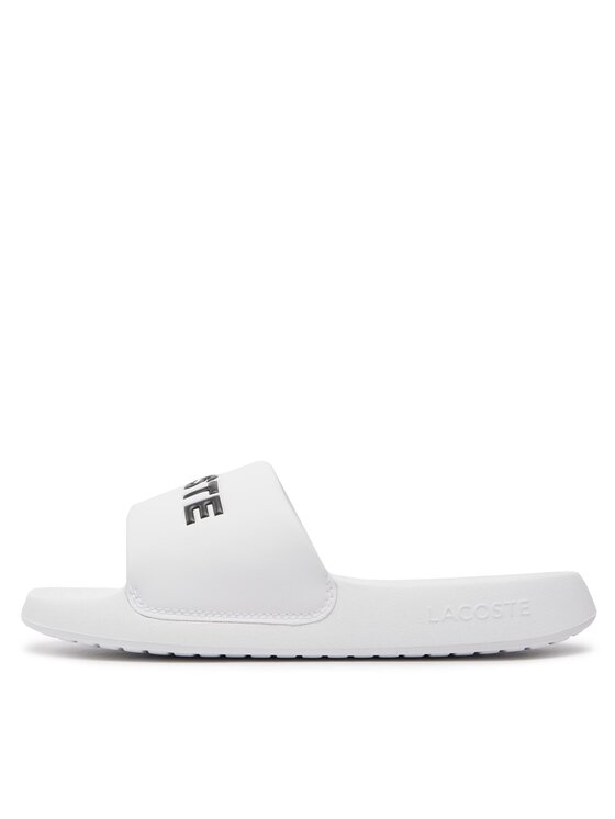 Lacoste Lacoste Nazouváky Serve Slide 1.0 747CMA0025 Bílá