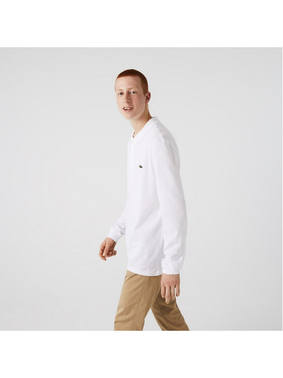 Lacoste Lacoste T-Shirt LACOSTE T-Shirt e Polo Uomo L1312 001 Bianco Biały Standard Fit