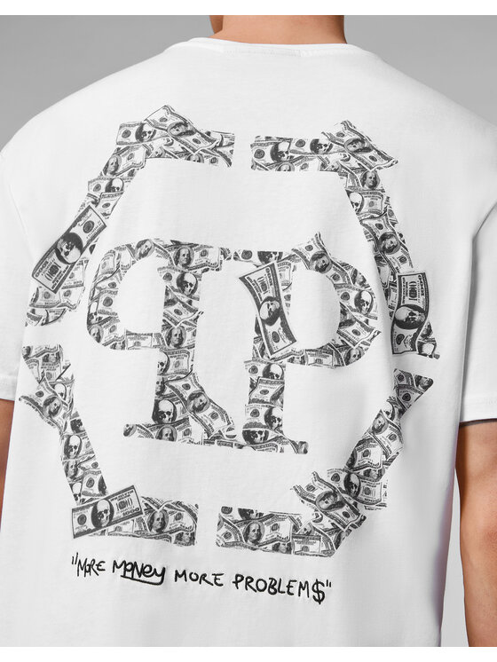 PHILIPP PLEIN PHILIPP PLEIN T-Shirt 30979 Biały Regular Fit