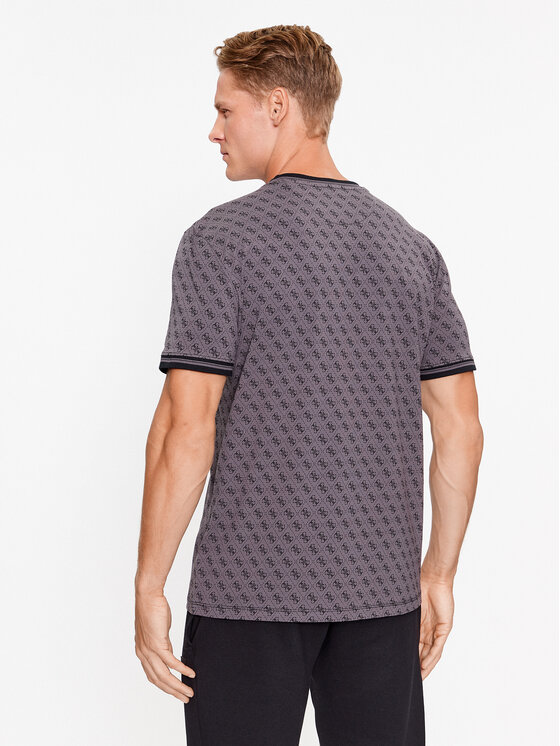 Guess Guess T-Shirt Marshall Z2YI05 J1314 Czarny Regular Fit