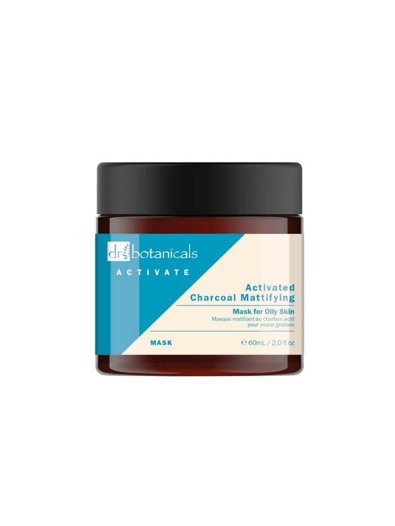 Dr Botanicals Dr Botanicals Maska matująca z aktywnym węglem dla skóry tłustej Maska do twarzy