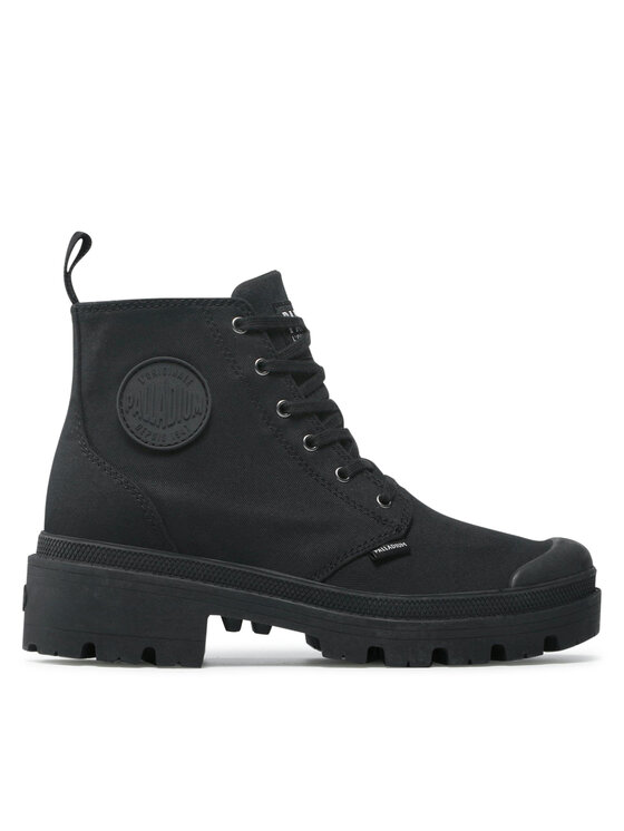 Palladium Palladium Bakancs Pallabase Twill 96907-008-M Fekete