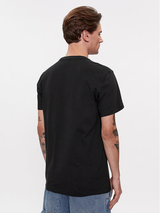 Calvin Klein Jeans Calvin Klein Jeans T-Shirt Modern Metals Graphic J30J324640 Czarny Regular Fit