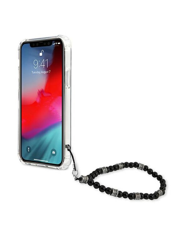 Guess Guess Etui na telefon iPhone 12 Pro Max Przezroczysty