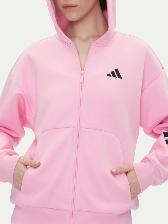 adidas adidas Majica dugih rukava Future Icons 3-Stripes JE0175 Ružičasta Regular Fit