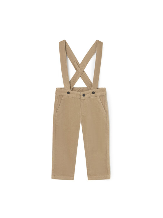 Mayoral Mayoral Pantaloni di tessuto 2512 Beige Regular Fit