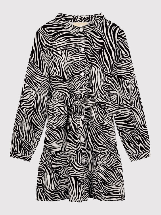 MICHAEL KORS KIDS Vsakodnevna obleka R12124 S Črna Regular Fit