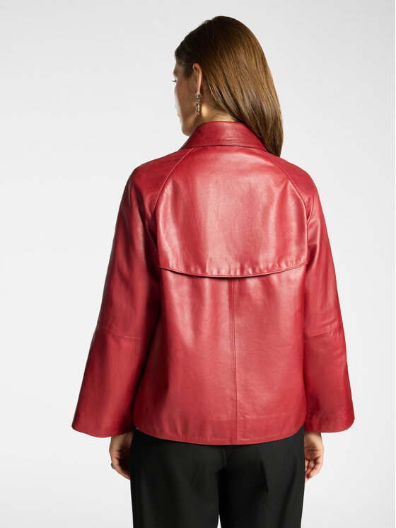 Elena Mirò Elena Mirò Cappotto invernale R004Z000046N016 Rosso Boxy Fit