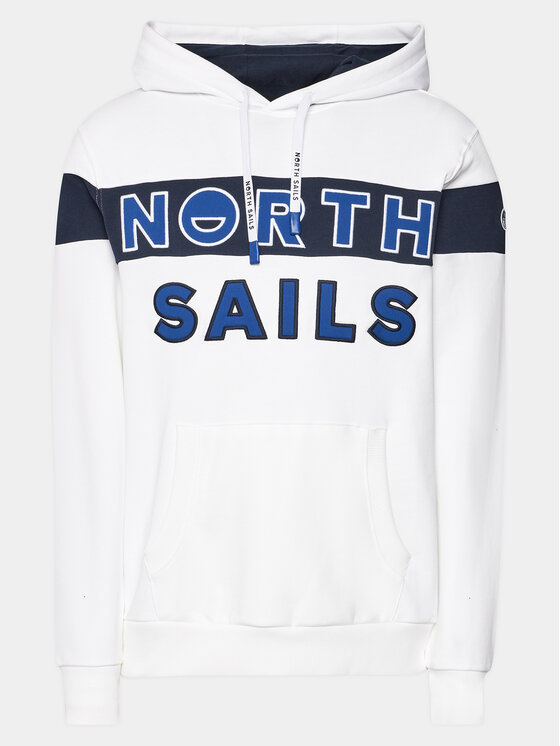 North Sails Mikina 691250 Biela Regular Fit