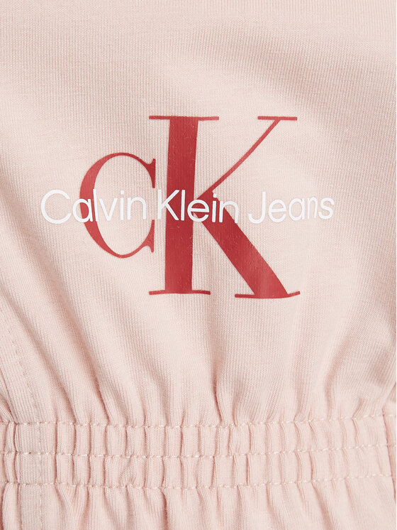 Calvin Klein Jeans Calvin Klein Jeans Sukienka codzienna Monogram IG0IG02473 D Różowy Regular Fit