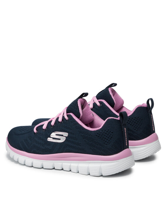 Skechers Skechers Sneakersy Gel Connected 12615/NVPK Granatowy
