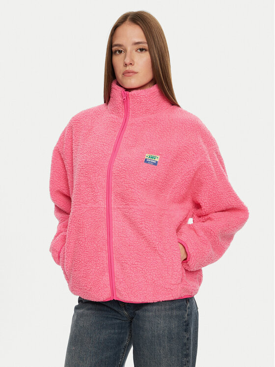 American Vintage American Vintage Fliso džemperis Hoktown HOK16CE24 Rožinė Relaxed Fit