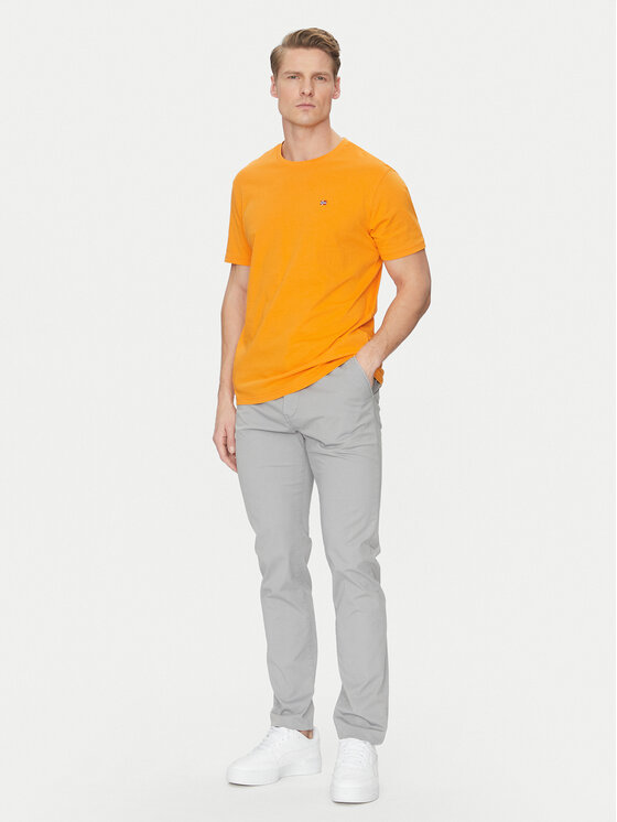 Napapijri Napapijri T-Shirt Salis NP0A4H8D Oranžová Regular Fit