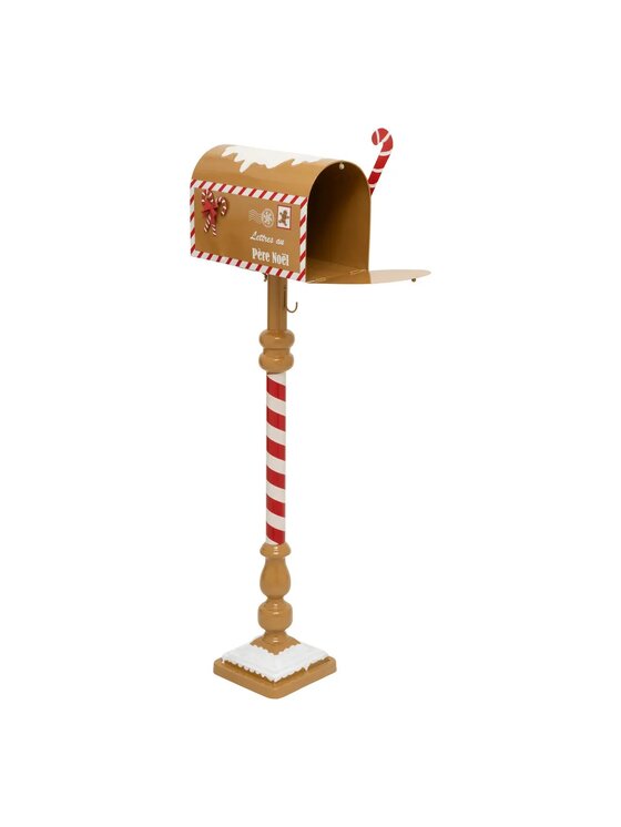 MIAhome MIAhome Skrzynka na listy świąteczna Gingerbread 100 cm Brązowy