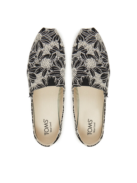 Toms Toms Туфлі Alpargata Classic 10021888 Чорний