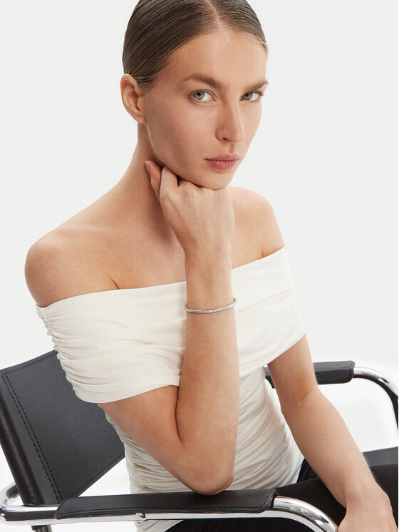 Swarovski Swarovski Bransoletka bangle Dextera 5725222 Srebrny