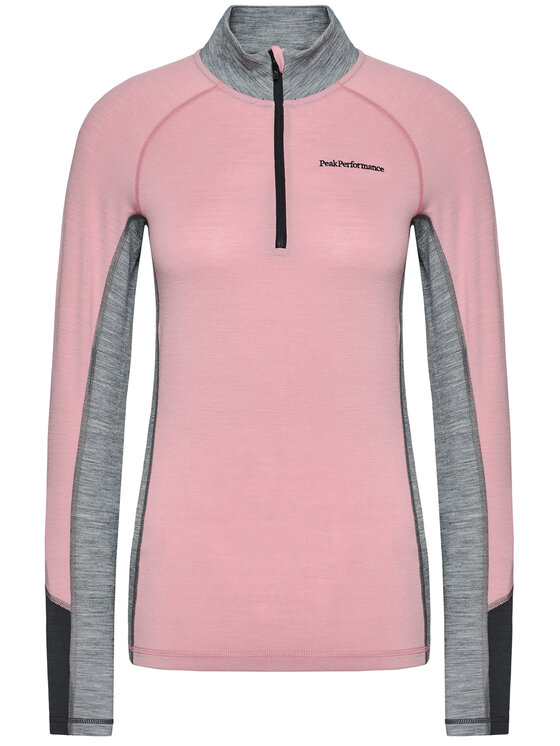 Peak Performance Peak Performance Termo bielizeň vrchné diely Magic Half Zip G63083036 Ružová Slim Fit