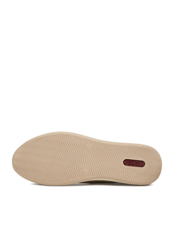 Rieker Rieker Sneakersy N1112-91 Złoty